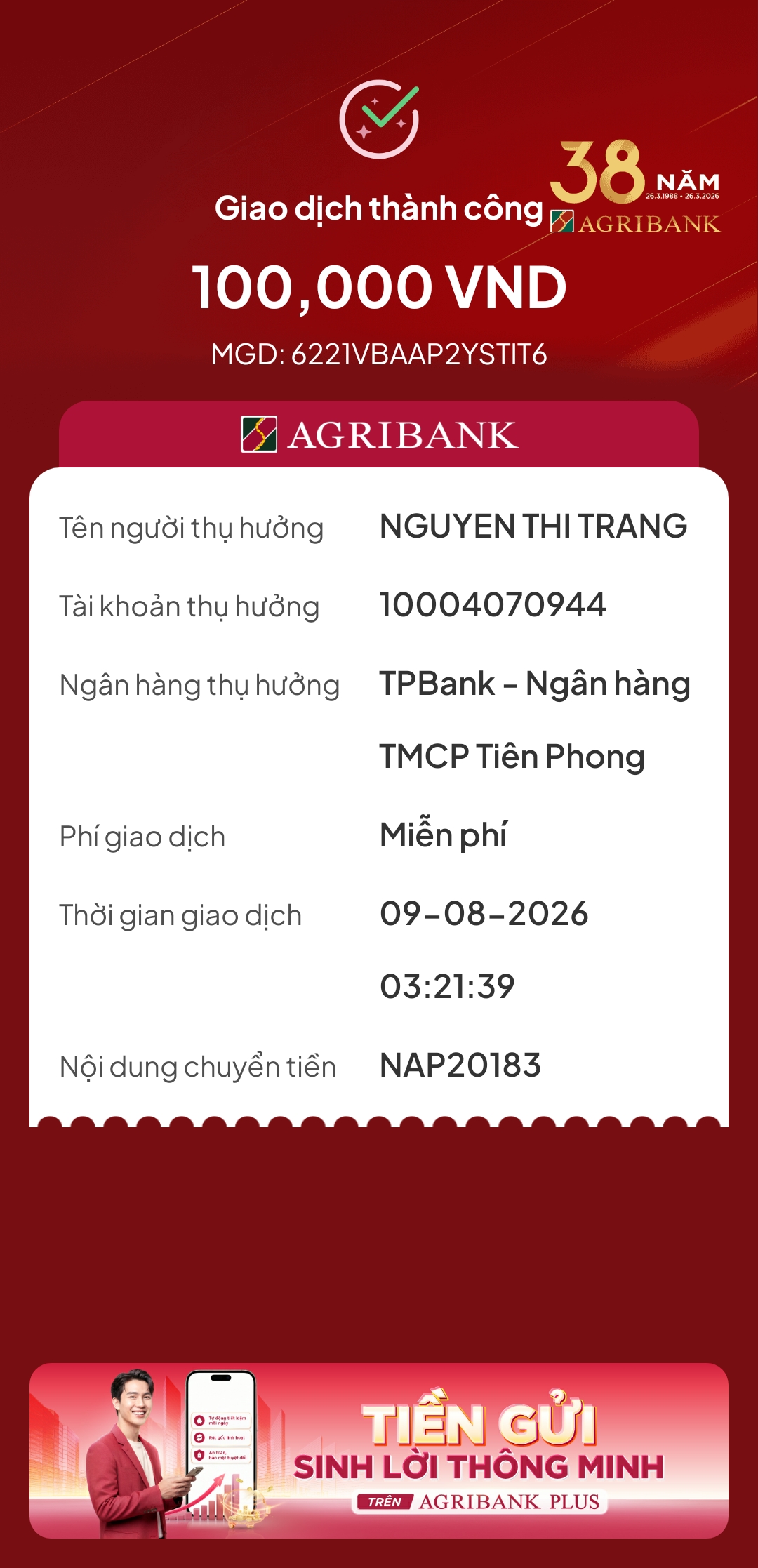 Donate ủng hộ người đăng