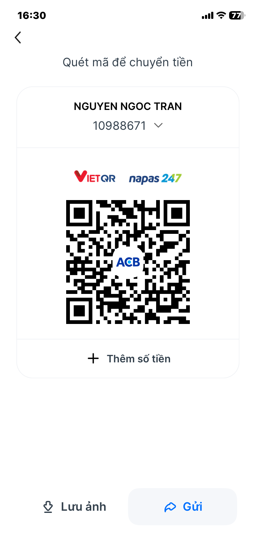 Donate ủng hộ người đăng