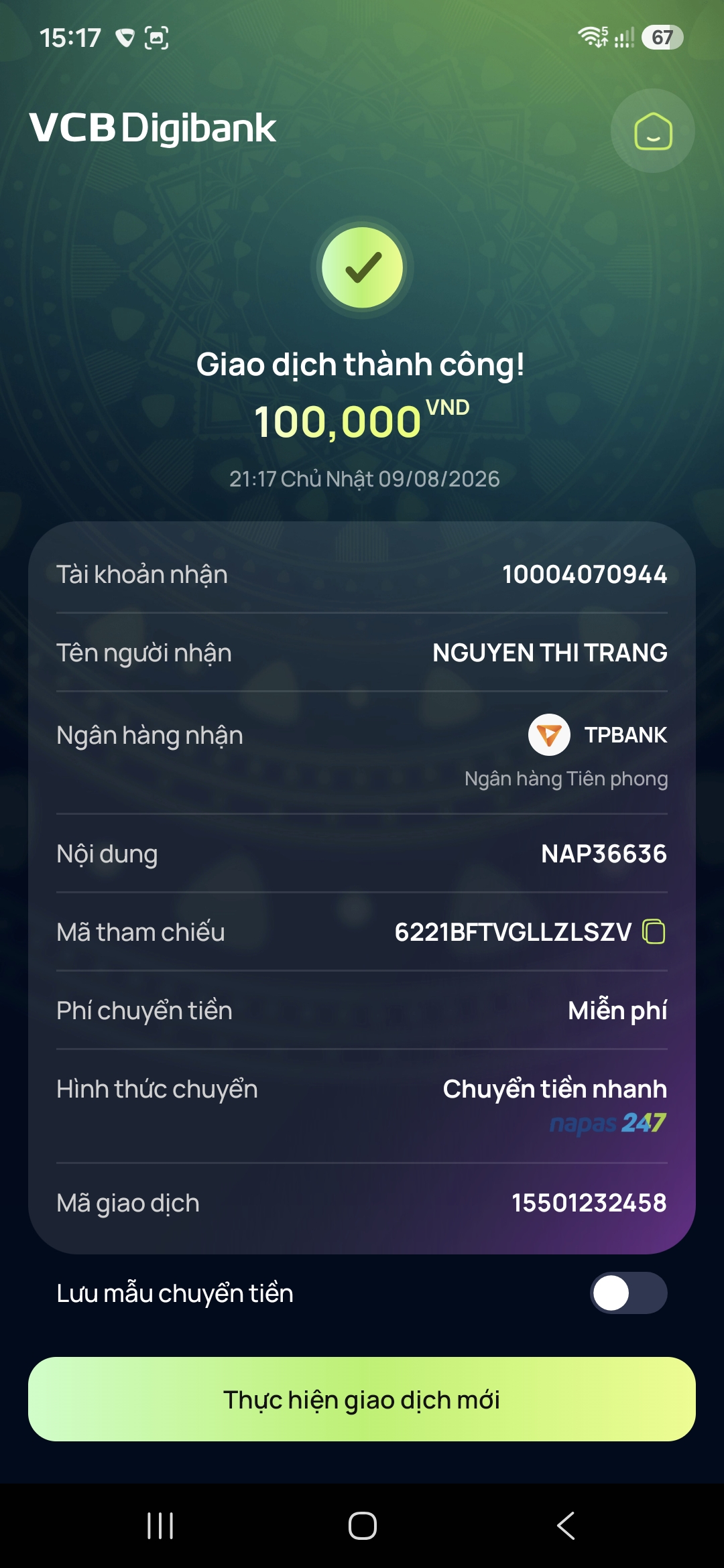 Donate ủng hộ người đăng