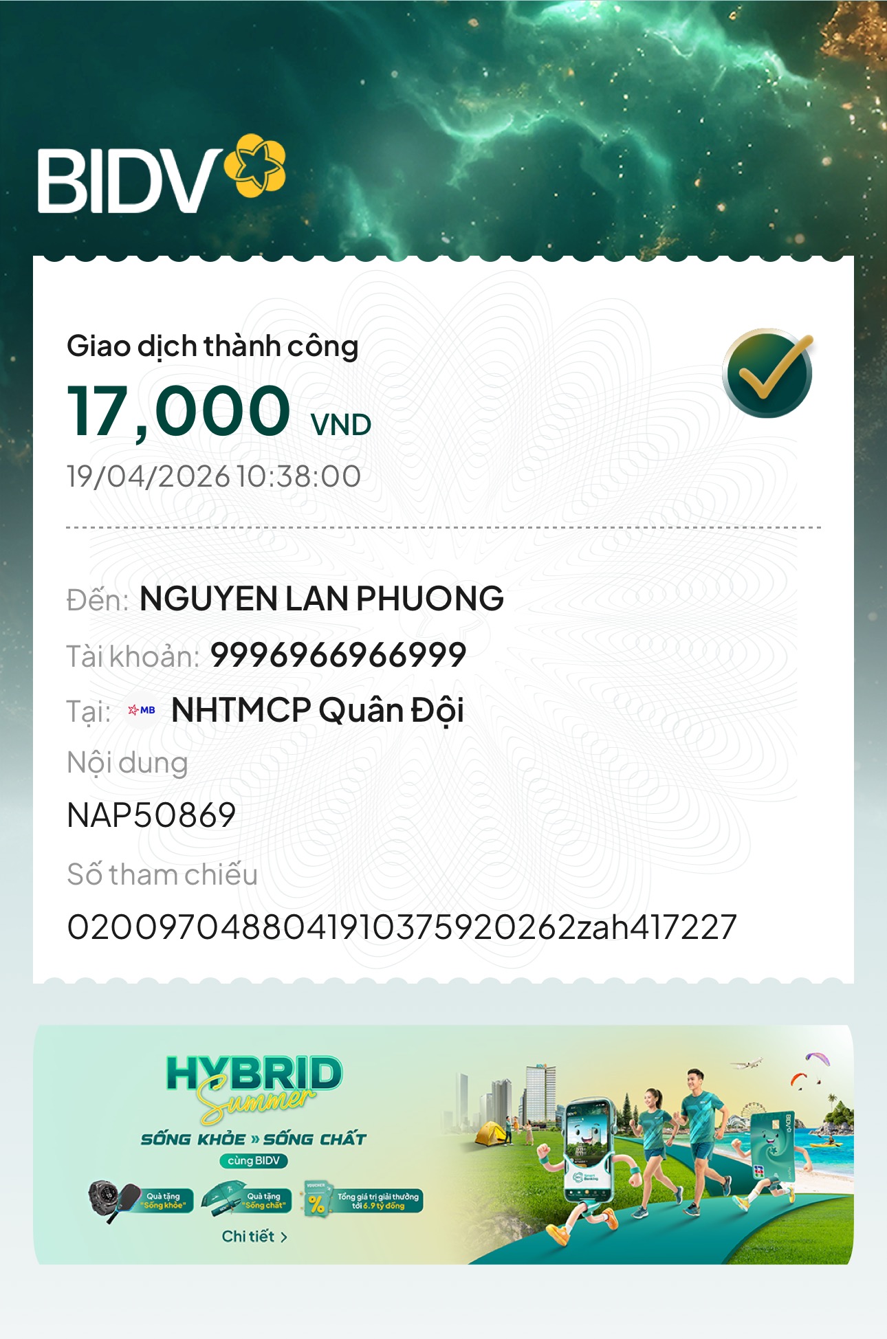 Donate ủng hộ người đăng