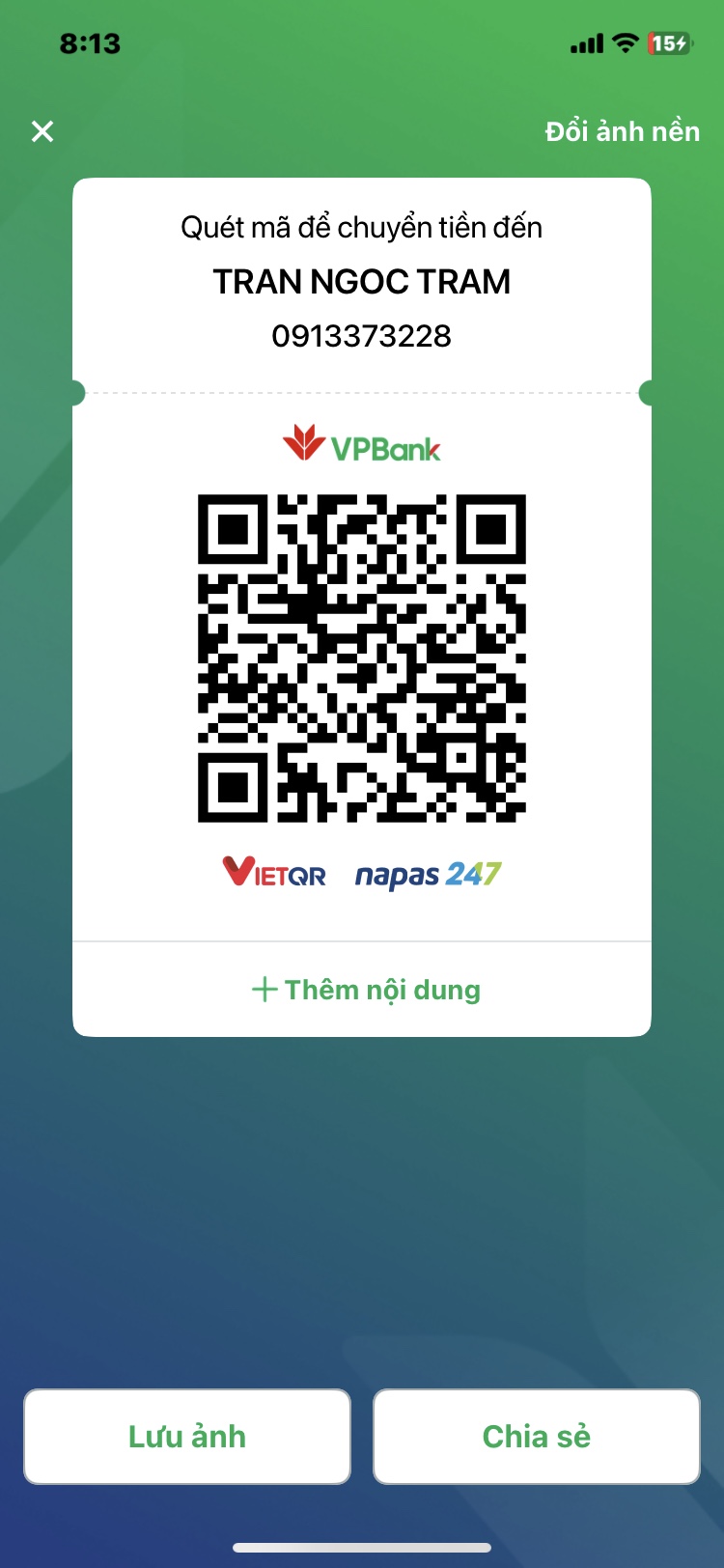 Donate ủng hộ người đăng